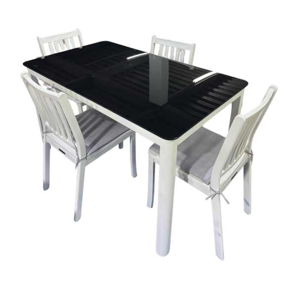 5 Pc Metal Dining Set