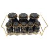 8 Pc Spice Bottle with Metal Rack - Image 5