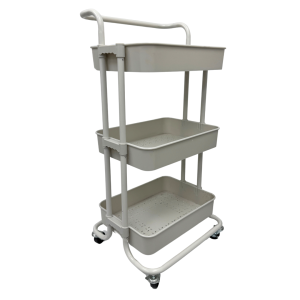 3 Layer Metal Trolley
