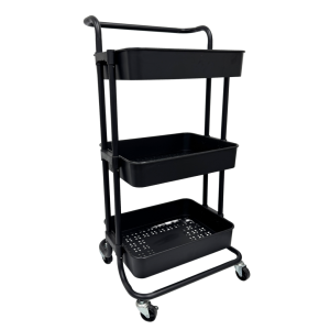 3 Layer Metal Trolley