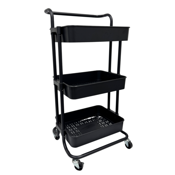 3 Layer Metal Trolley