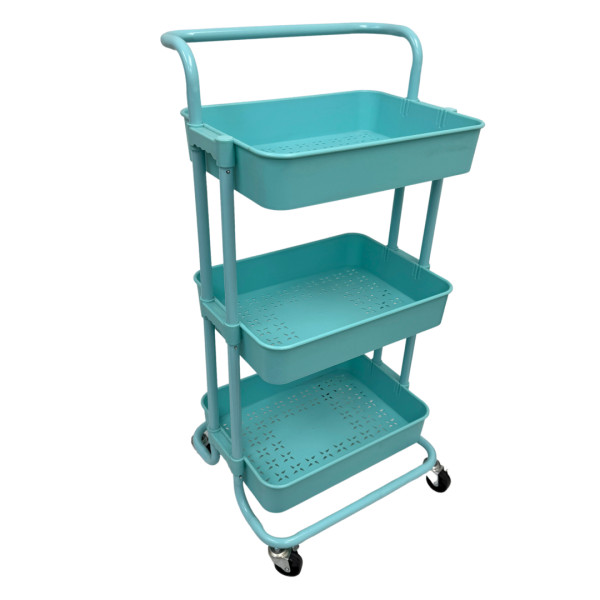 3 Layer Metal Trolley - Image 3