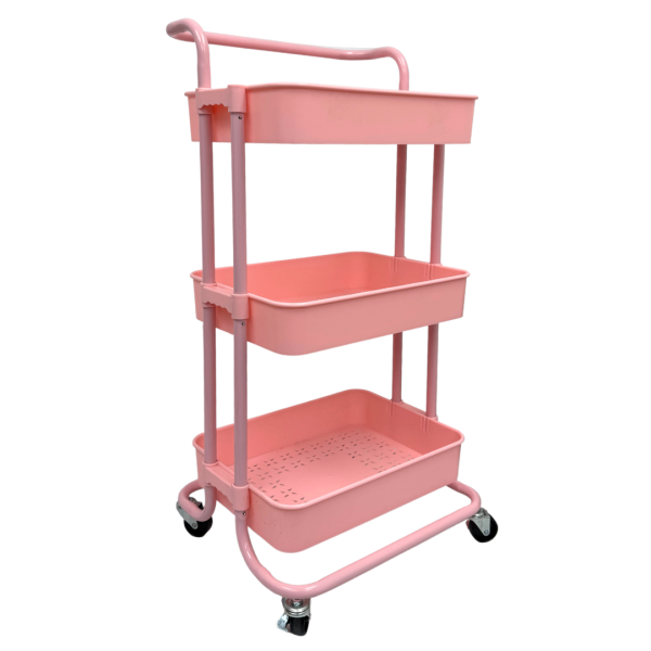 3 Layer Metal Trolley