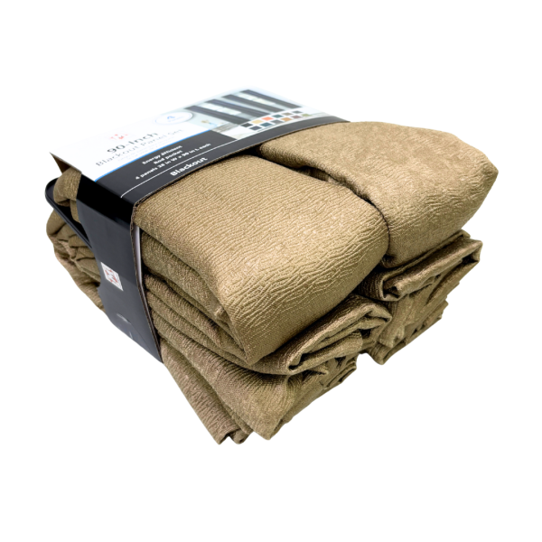 4 Rod Pocket Blackout Panels- 28" x 90" - Image 16