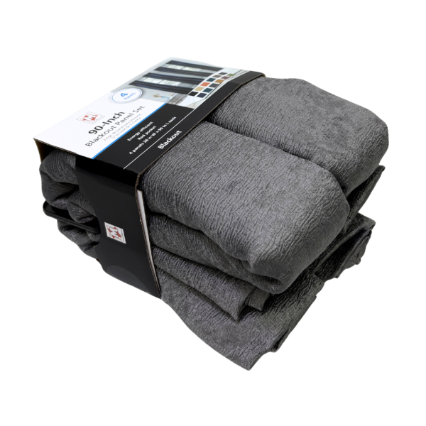 4 Rod Pocket Blackout Panels- 28" x 90" - Image 20