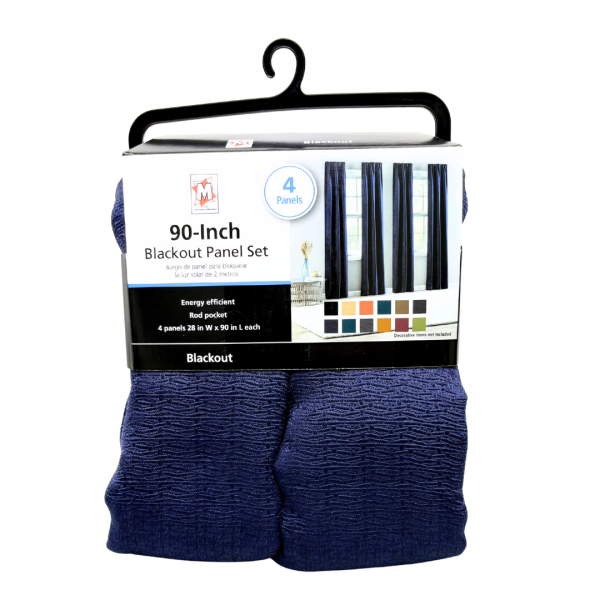 4 Rod Pocket Blackout Panels- 28" x 90" - Image 21