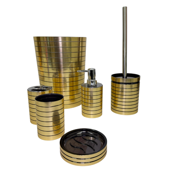 6 Pc Bathroom Set