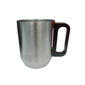 350ML Double Wall S/S Mug (Plastic Hnadle)