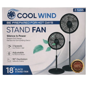 Coolwind 18" Pedestal Fan ( 2 for $400)