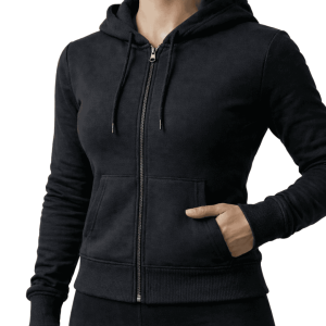 Ladies Hoodie with Zipper