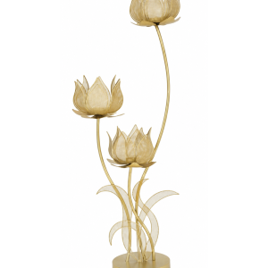 Gold Candle Holder