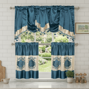 Derica Kitchen Curtain Set